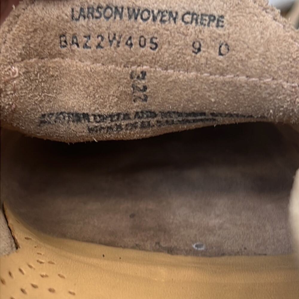 ▶️ G.H. Bass ◀️ Larson Woven Penny
Loafer In Sand. new condition.  Size 9 - Picture 15 of 16